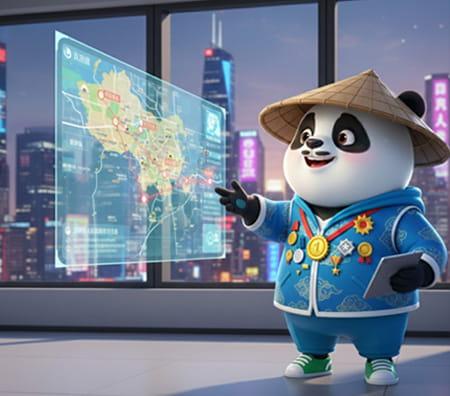 AI assistant for selecting exhibitions in China