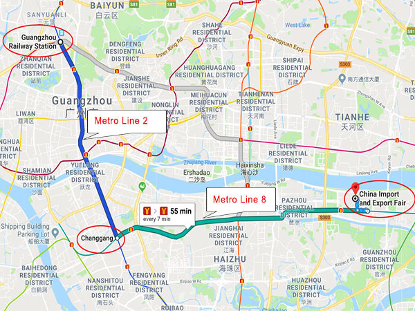 Логистика поездки в Гуанчжоу: где жить и как добираться до Pazhou Complex